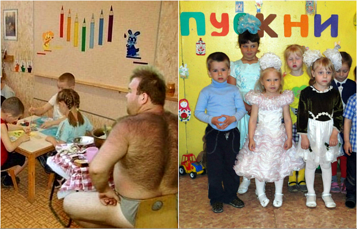 Забавные снимки о юных воспитанниках детских садов.