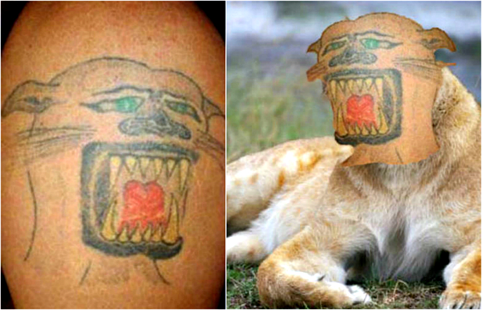 Неудачные татуировки и реальность.