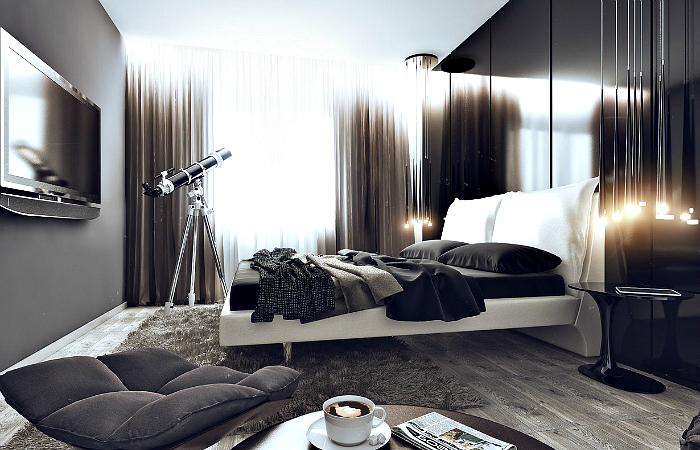 Свежие идеи дизайна современной спальни.