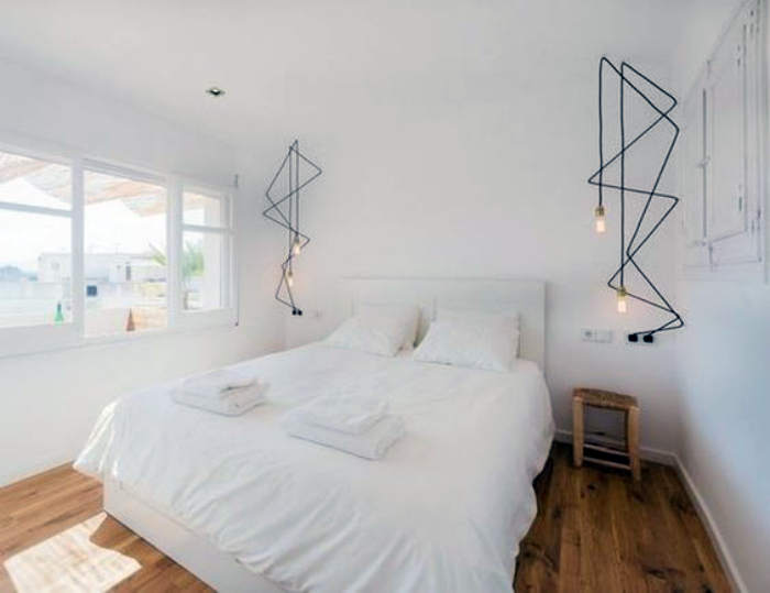 Спальня в стиле минимализм.
