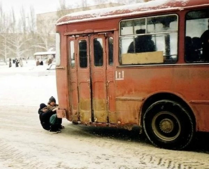 Экстремальное катание на автобусе. | Фото: Телеграф.