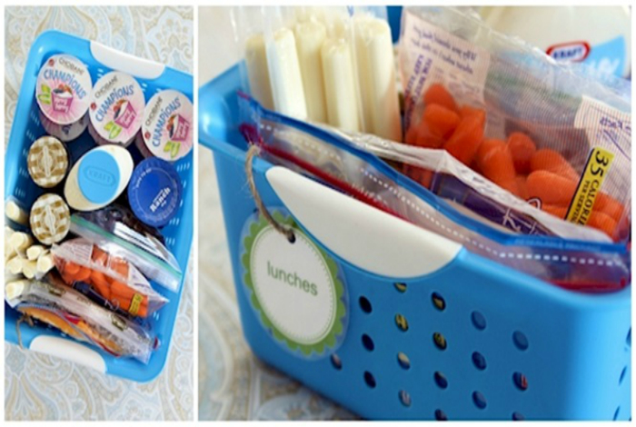 Храните детские продукты в отдельном контейнере, чтобы быстро и легко приготовить обед ребенку.