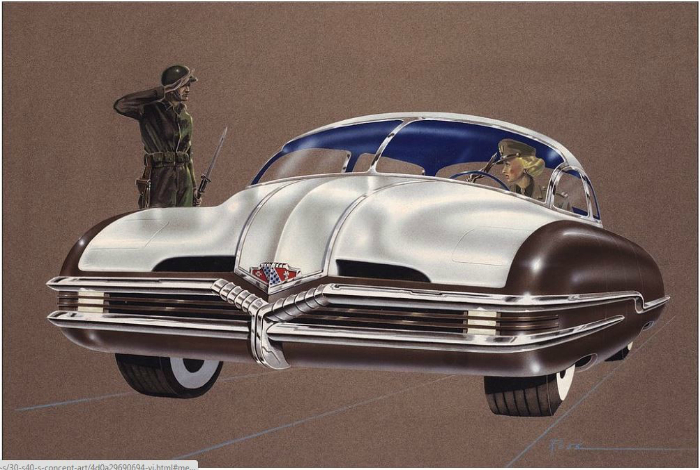 Одна из работ Артура Росска для компании Buick.