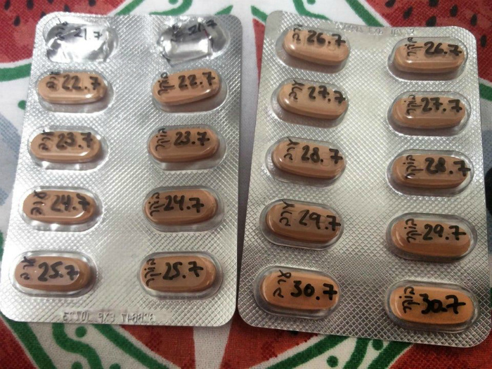 Пометки на упаковке лекарств. | Фото: Diply.
