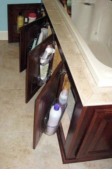 Хранение под ванной.| Фото:  Правда-ТВ
