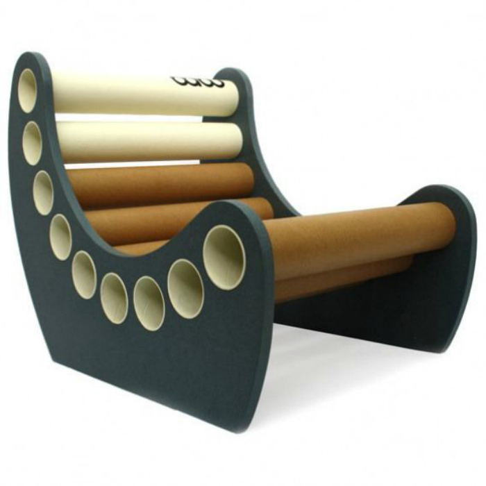 Необычное кресло из труб. | Фото: KentTruog.