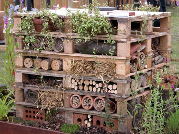 Креативная система для хранения дров. | Фото: Pinterest.