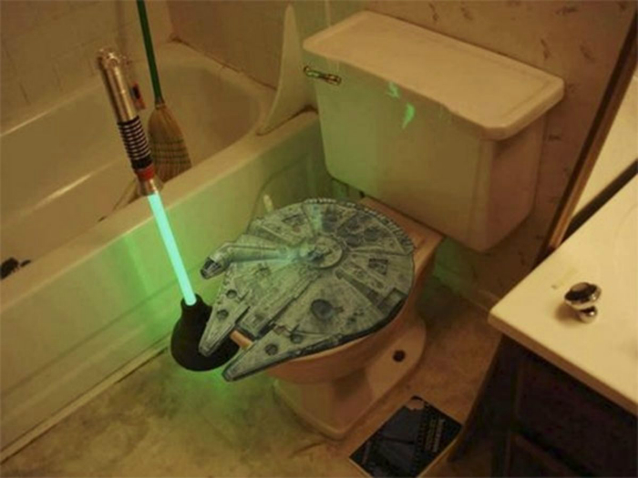 Туалет настоящего звездного воина.