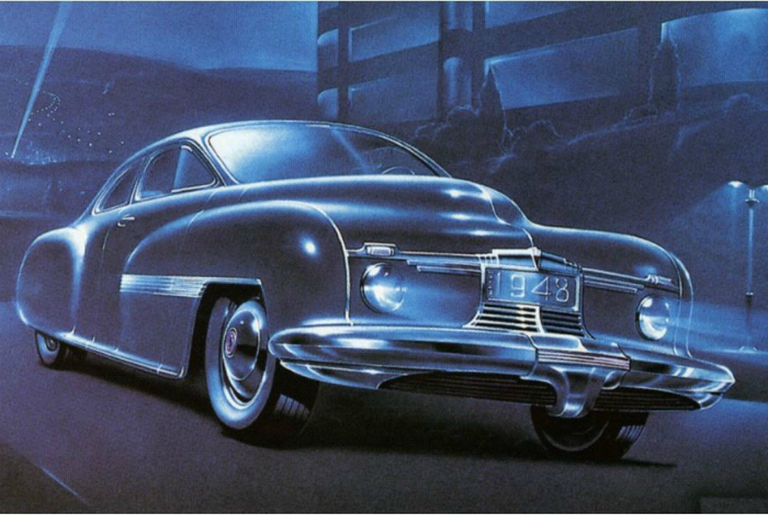 Новая модель Chrysler. Дизайнер: Хартфилд Биллс, 1940.