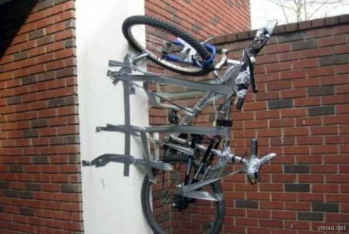 Надежный способ уберечь свой велосипед от кражи.