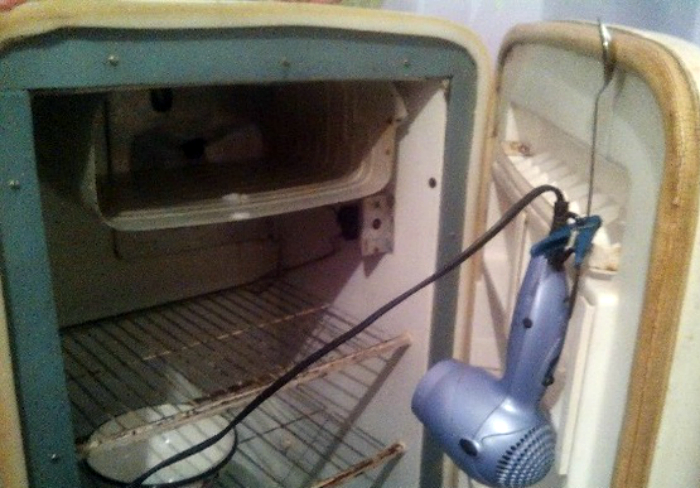 Разморозка холодильника.