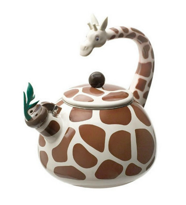 Креативный чайник в виде жирафа.