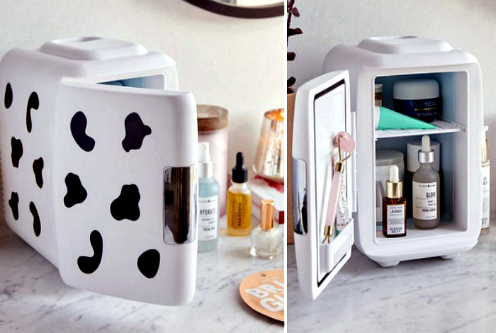 Маленький холодильник для косметики. | Фото: Web Curiosos.