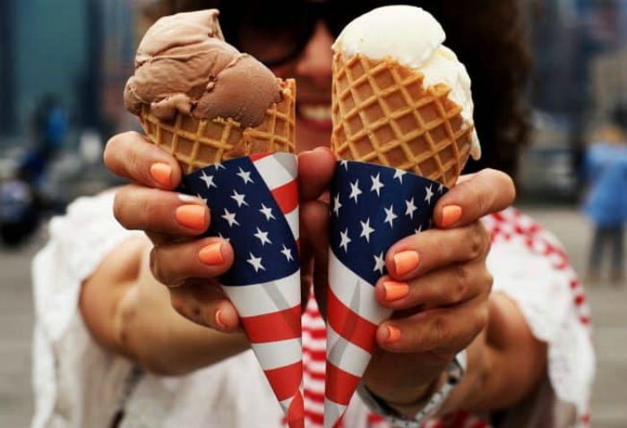 Ношение мороженого. | Фото: USA.one.