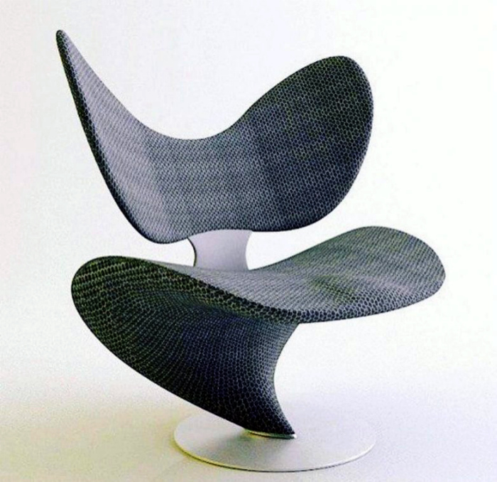 Футуристичный стул. | Фото: Кликабол.