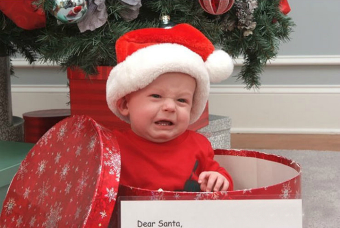 Недовольный Санта.