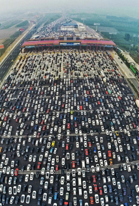 Пропускной пункт в Пекине.