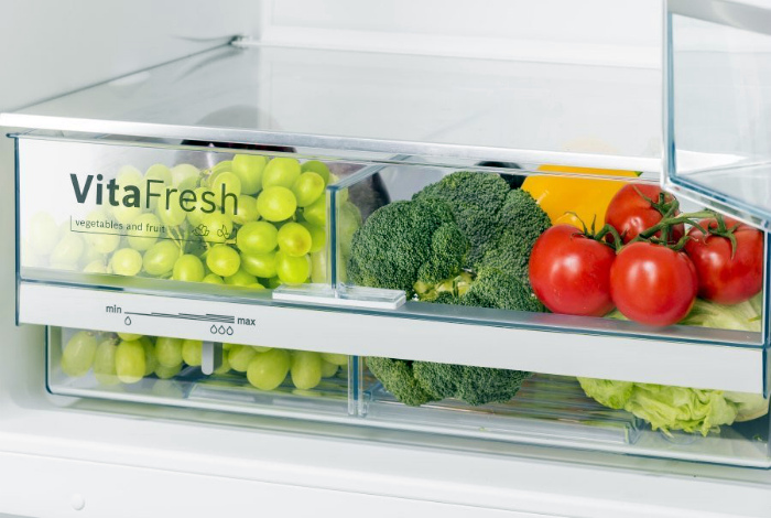Грамотное хранение овощей и фруктов в холодильнике.