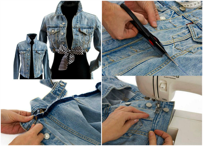 Как декорировать джинсовую жилетку