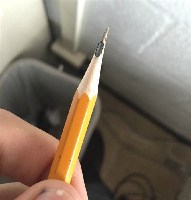 Заточка карандаша.
