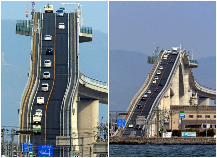 Мост между Мацуэ и Сакаимината.