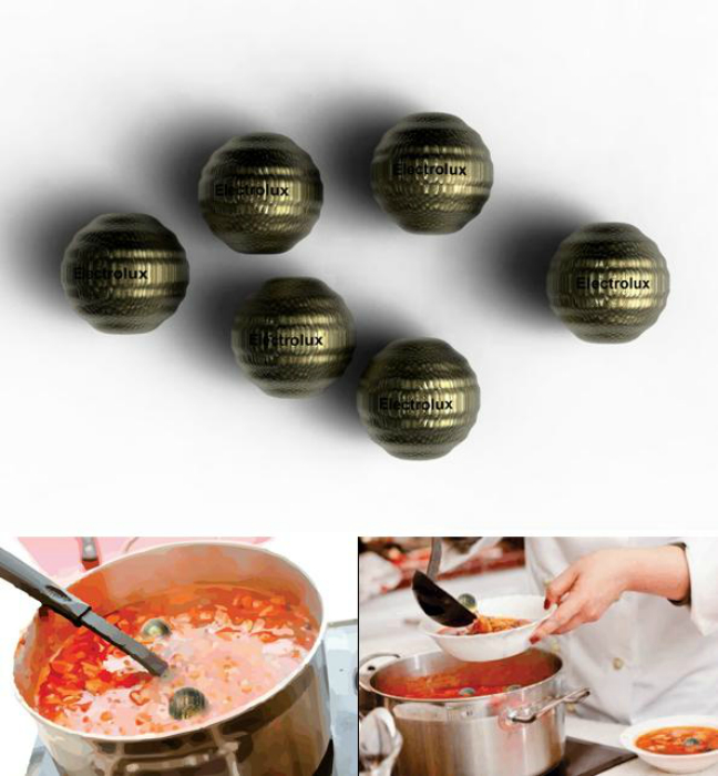 Металлические шарики, с помощью которых можно разогреть любое жидкое блюдо.