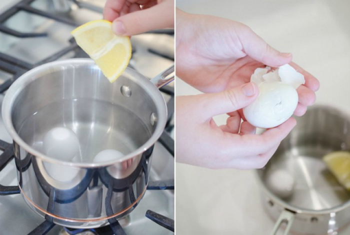 Легко очистить яйца от скорлупы.