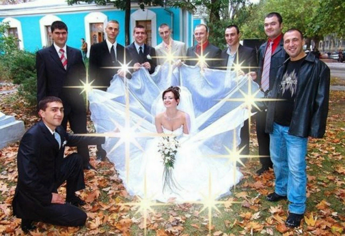 Волшебное сияние невесты.