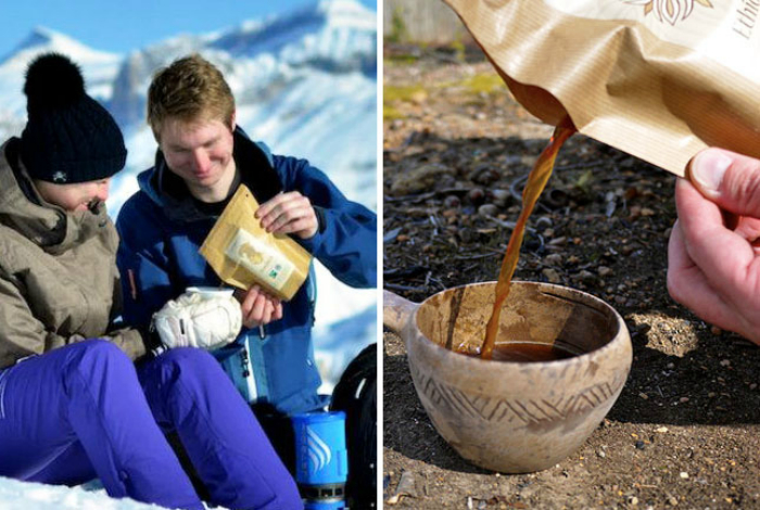 Бумажная кофеварка Grower’s Cup, оснащенная специальной заварочной системой, которая позволит насладится любимым напитком даже в полевых условиях.