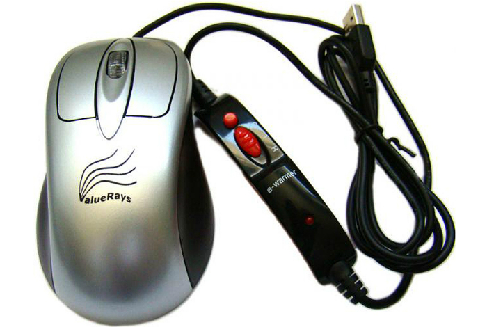 Компьютерная мышь  ValueRays Warm Mouse с подогревом для людей, у которых мерзнут руки даже в помещении.