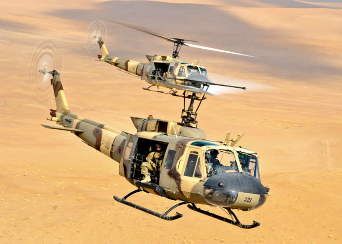 Американский многоцелевой вертолет получивший название - Bell UH-1 Iroquois.