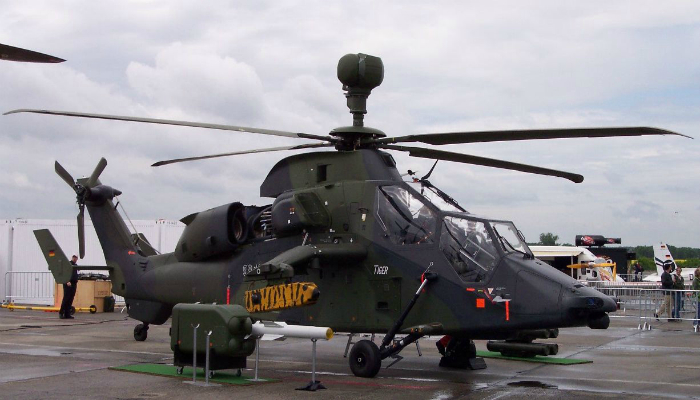Современный ударный вертолёт получивший название - Eurocopter Tiger.