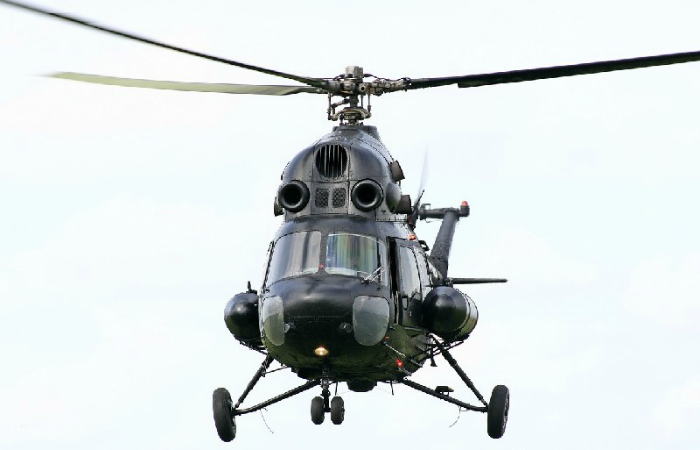 Советский многоцелевой вертолёт под названием - Ми-2.