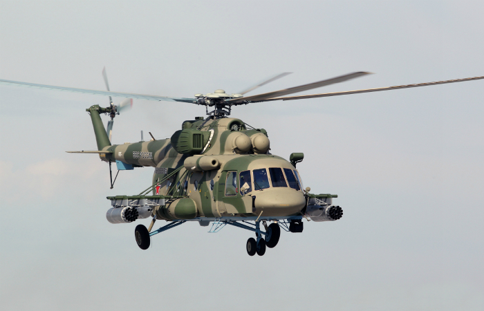 Советско/российский многоцелевой вертолёт получивший название - Ми-8