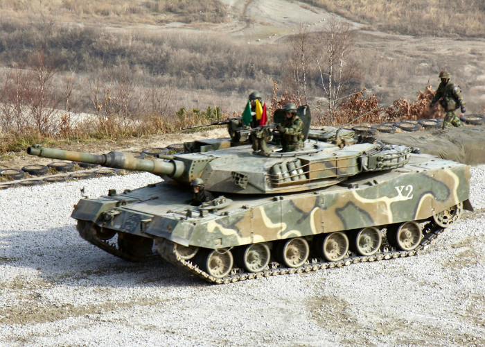 Основной боевой танк Южной Кореи под названием - K1A1.