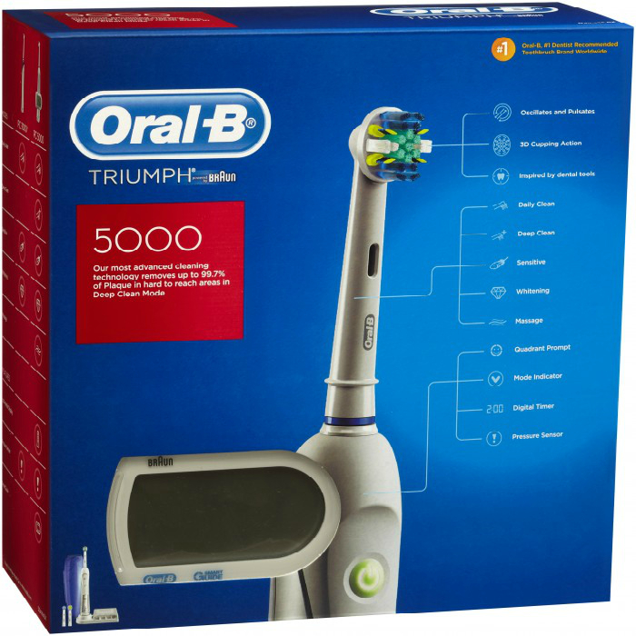 Профессиональная зубная щетка  под названием - Professional Care SmartSeries 5000 от компании Oral-B.