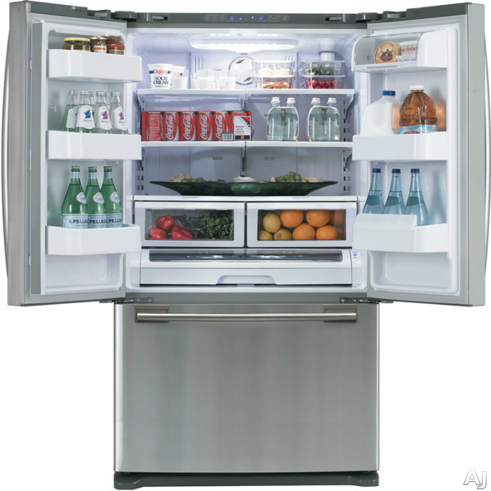 Один из лучших функциональных холодильников под названием - Samsung RF263AERS.