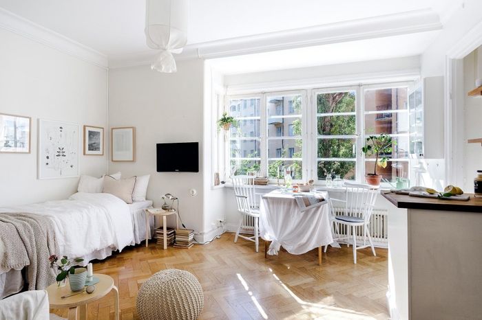 Маленькая уютная квартира: 25 квадратных метров в Швеции