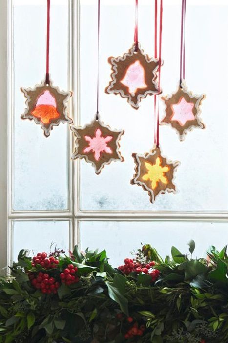 Новогоднее украшение для окна