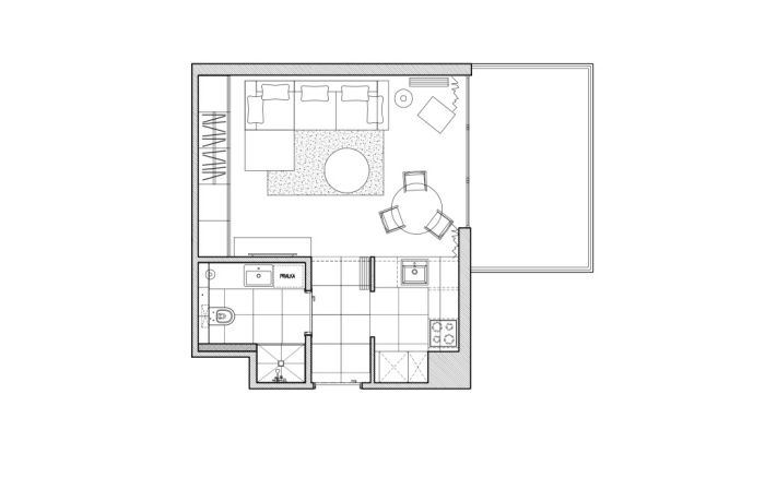 Планировка квартиры 36 квадратных метров