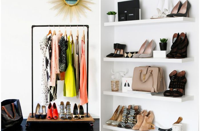 Хранение гардероба: 10 стильных и красивых идей
