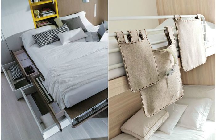 10 предметов, которые способны сэкономить место в небольшой спальне