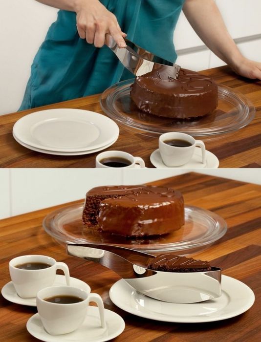 Чтобы красиво нарезать торт