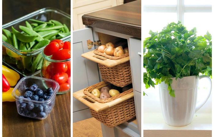 Как хранить овощи под раковиной?