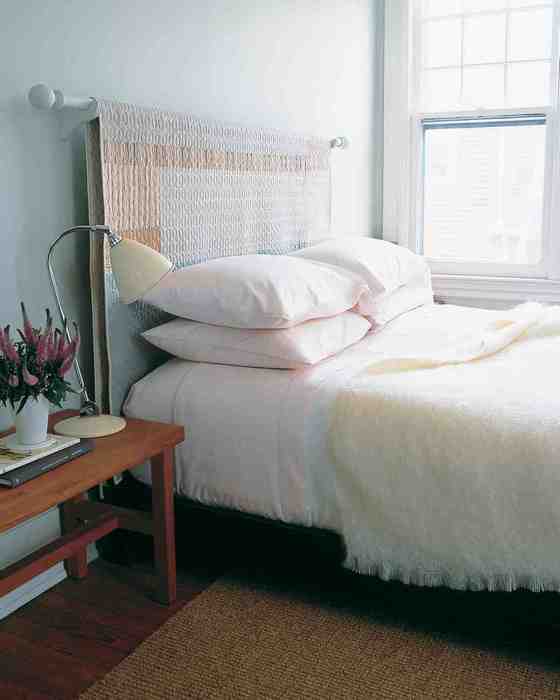 Текстильное изголовье кровати