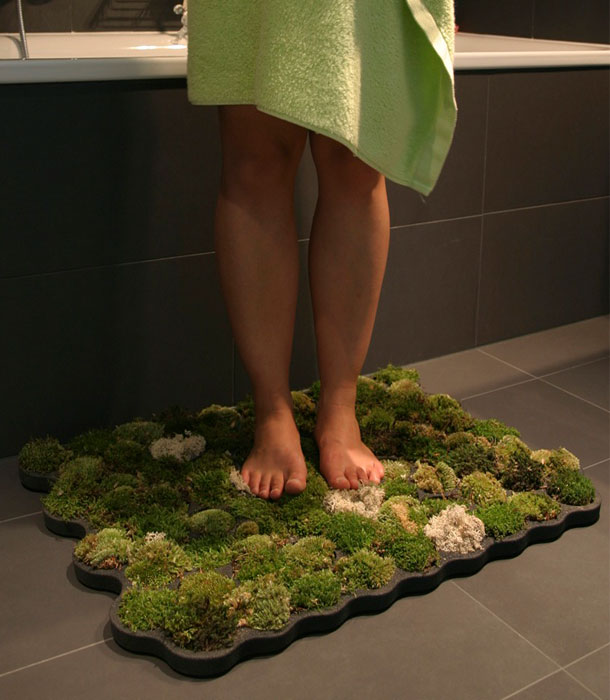 Необычный коврик для ванной