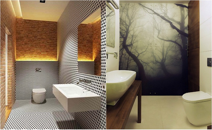 Примеры оформления современных ванн комнат.