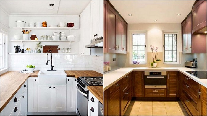 П-образные кухни - отличное решение для обустройства пространства на кухни.