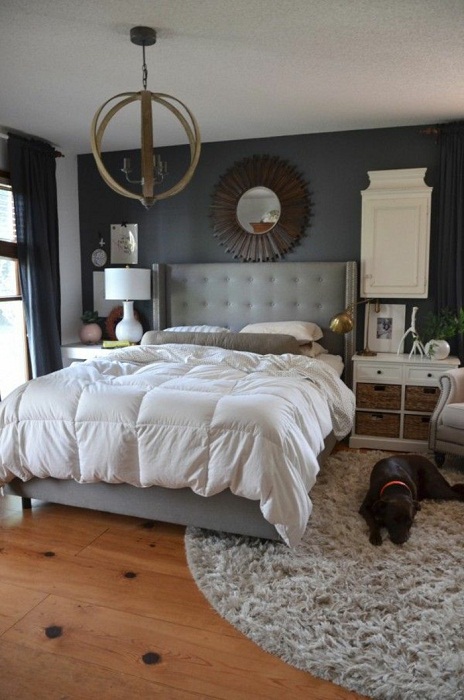 Крутой пример декорирования спальной в теплых и комфортных оттенках, что наполнит жилище уютом.