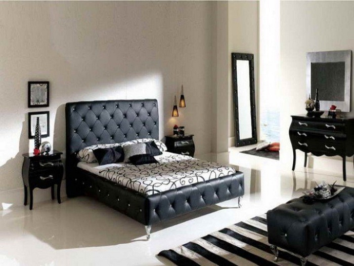 Спальня в черно-белых тонах: основные цвета, их характеристики, разбавление яркими красками